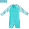 imageUMELOK Baby Girl Swimsuit Infant UPF 50 Bathing Suit Size MonthsAqua   Striped