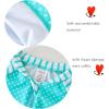 imageUMELOK Baby Girl Swimsuit Infant UPF 50 Bathing Suit Size MonthsAqua   Striped
