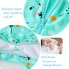imageUMELOK Baby Girl Swimsuit Infant UPF 50 Bathing Suit Size MonthsBlue   Coconut Tree
