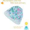 imageUMELOK Baby Girl Swimsuit Infant UPF 50 Bathing Suit Size MonthsLight Blue  Daisy
