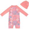 imageUMELOK Baby Girl Swimsuit Infant UPF 50 Bathing Suit Size MonthsPink  Coral