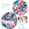 imageUMELOK Baby Girl Swimsuit Infant UPF 50 Bathing Suit Size MonthsPink  Tropical Jungle