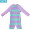 imageUMELOK Baby Girl Swimsuit Infant UPF 50 Bathing Suit Size MonthsPurple  Striped