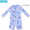 imageUMELOK Baby Girl Swimsuit Infant UPF 50 Bathing Suit Size MonthsPurpleRed  Floral