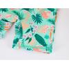imageUMELOK Baby Girls One Piece Swimsuit Full Zip UPF 50 Sun Protection Swimwear Rash Guard Swim SuitGreenbanana Leaf