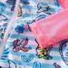 imageUMELOK Baby Girls One Piece Swimsuit Full Zip UPF 50 Sun Protection Swimwear Rash Guard Swim SuitPink  Blue Striped Dinosaur