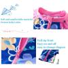 imageUMELOK Baby Girls One Piece Swimsuit Full Zip UPF 50 Sun Protection Swimwear Rash Guard Swim SuitPink Blue Flower