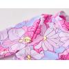 imageUMELOK Baby Girls One Piece Swimsuit Full Zip UPF 50 Sun Protection Swimwear Rash Guard Swim SuitPink Flower