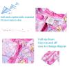 imageUMELOK Baby Girls One Piece Swimsuit Full Zip UPF 50 Sun Protection Swimwear Rash Guard Swim SuitPink Flower