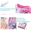 imageUMELOK Baby Girls One Piece Swimsuit Full Zip UPF 50 Sun Protection Swimwear Rash Guard Swim SuitPink colorful Flowers