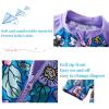 imageUMELOK Baby Girls One Piece Swimsuit Full Zip UPF 50 Sun Protection Swimwear Rash Guard Swim SuitPurple  Fashion Flower