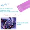imageUMELOK Baby Girls One Piece Swimsuit Full Zip UPF 50 Sun Protection Swimwear Rash Guard Swim SuitPurple Butterfly