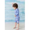 imageUMELOK Baby Girls One Piece Swimsuit Full Zip UPF 50 Sun Protection Swimwear Rash Guard Swim SuitPurple Flower