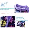 imageUMELOK Baby Girls One Piece Swimsuit Full Zip UPF 50 Sun Protection Swimwear Rash Guard Swim SuitPurple blue Pink Flowers