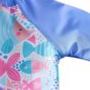 imageUMELOK Baby Girls One Piece Swimsuit Full Zip UPF 50 Sun Protection Swimwear Rash Guard Swim SuitPurple cute Fish