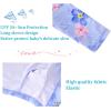 imageUMELOK Baby Girls One Piece Swimsuit Full Zip UPF 50 Sun Protection Swimwear Rash Guard Swim SuitPurplegeranium