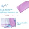 imageUMELOK Baby Girls One Piece Swimsuit Full Zip UPF 50 Sun Protection Swimwear Rash Guard Swim SuitScalespurple