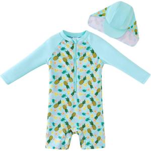 imageUMELOK Baby Girl Swimsuit Infant UPF 50 Bathing Suit Size MonthsBlue  Pineapple