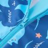 imageUMELOK Baby Boys Swimsuit Full Zip UPF 50 Sun Protection SwimwearBlue Fish