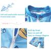 imageUMELOK Baby Boys Swimsuit Full Zip UPF 50 Sun Protection SwimwearBlue Lighthouse Boat