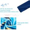 imageUMELOK Baby Boys Swimsuit Full Zip UPF 50 Sun Protection SwimwearBluegoldfish