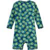 imageUMELOK Baby Boys Swimsuit Full Zip UPF 50 Sun Protection SwimwearMaple Leaves