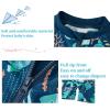 imageUMELOK Baby Boys Swimsuit Full Zip UPF 50 Sun Protection SwimwearOceannavy Blue