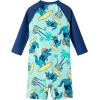 imageUMELOK Baby Boys Swimsuit Full Zip UPF 50 Sun Protection SwimwearSportscrocodile