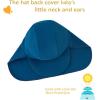 imageUMELOK Baby Boys UPF 50 Sun Protection One Piece Rashguard Swimsuit with Snap BottomBlue sailboat
