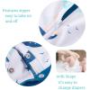 imageUMELOK Baby Boys UPF 50 Sun Protection One Piece Rashguard Swimsuit with Snap BottomBlue sailboat