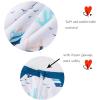 imageUMELOK Baby Boys UPF 50 Sun Protection One Piece Rashguard Swimsuit with Snap BottomBlue sailboat