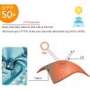 imageUMELOK Baby Boys UPF 50 Sun Protection One Piece Rashguard Swimsuit with Snap BottomDusty Blue  Whale