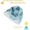 imageUMELOK Baby Boys UPF 50 Sun Protection One Piece Rashguard Swimsuit with Snap BottomDusty Blue  Whale