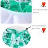 imageUMELOK Baby Boys UPF 50 Sun Protection One Piece Rashguard Swimsuit with Snap BottomGreen  Coconut Tree