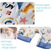 imageUMELOK Baby Boys UPF 50 Sun Protection One Piece Rashguard Swimsuit with Snap BottomGrey  Dinosaur