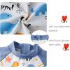 imageUMELOK Baby Boys UPF 50 Sun Protection One Piece Rashguard Swimsuit with Snap BottomGrey  Dinosaur