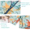 imageUMELOK Baby Boys UPF 50 Sun Protection One Piece Rashguard Swimsuit with Snap BottomOrange  Blue  Dinosaur
