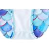 imageUMELOK Toddler and Little Girls Rash Guard Sets with Bikini Bottoms SwimwearAqua  Merrnaid
