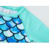 imageUMELOK Toddler and Little Girls Rash Guard Sets with Bikini Bottoms SwimwearGreen  Merrnaid