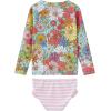 imageUMELOK Toddler and Little Girls Rash Guard Sets with Bikini Bottoms SwimwearPink  Sunflower