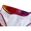 imageUMELOK Toddler and Little Girls Rash Guard Sets with Bikini Bottoms SwimwearRainbow  Striped
