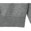 imageUMELOK Girls Cardigan School Uniform Sweater Crew Neck Long Sleeve Cotton SweatersGrey