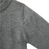 imageUMELOK Girls Cardigan School Uniform Sweater Crew Neck Long Sleeve Cotton SweatersGrey