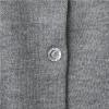 imageUMELOK Girls Cardigan School Uniform Sweater Crew Neck Long Sleeve Cotton SweatersGrey