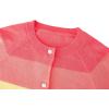 imageUMELOK Girls Cardigan School Uniform Sweater Crew Neck Long Sleeve Cotton SweatersRainbow