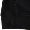 imageUMELOK Kids Full ZipUp Hoodie Solid Sweatshirt for Boys and GirlsBlack