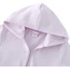 imageUMELOK Kids Full ZipUp Hoodie Solid Sweatshirt for Boys and GirlsLight Purple