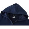 imageUMELOK Kids Full ZipUp Hoodie Solid Sweatshirt for Boys and GirlsNavy Blue