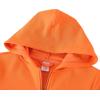 imageUMELOK Kids Full ZipUp Hoodie Solid Sweatshirt for Boys and GirlsOrange
