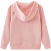 imageUMELOK Kids Full ZipUp Hoodie Solid Sweatshirt for Boys and GirlsPink